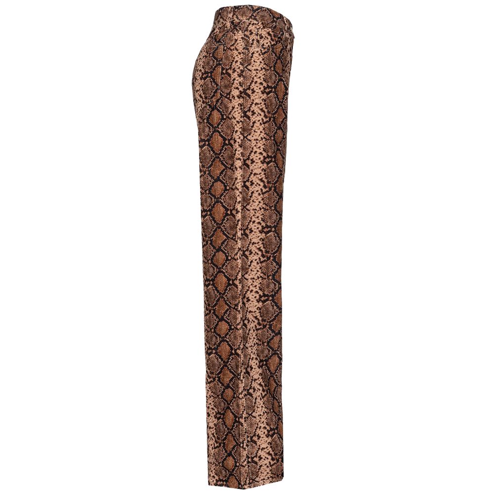 PINKO Brown Cotton Jeans & Pant