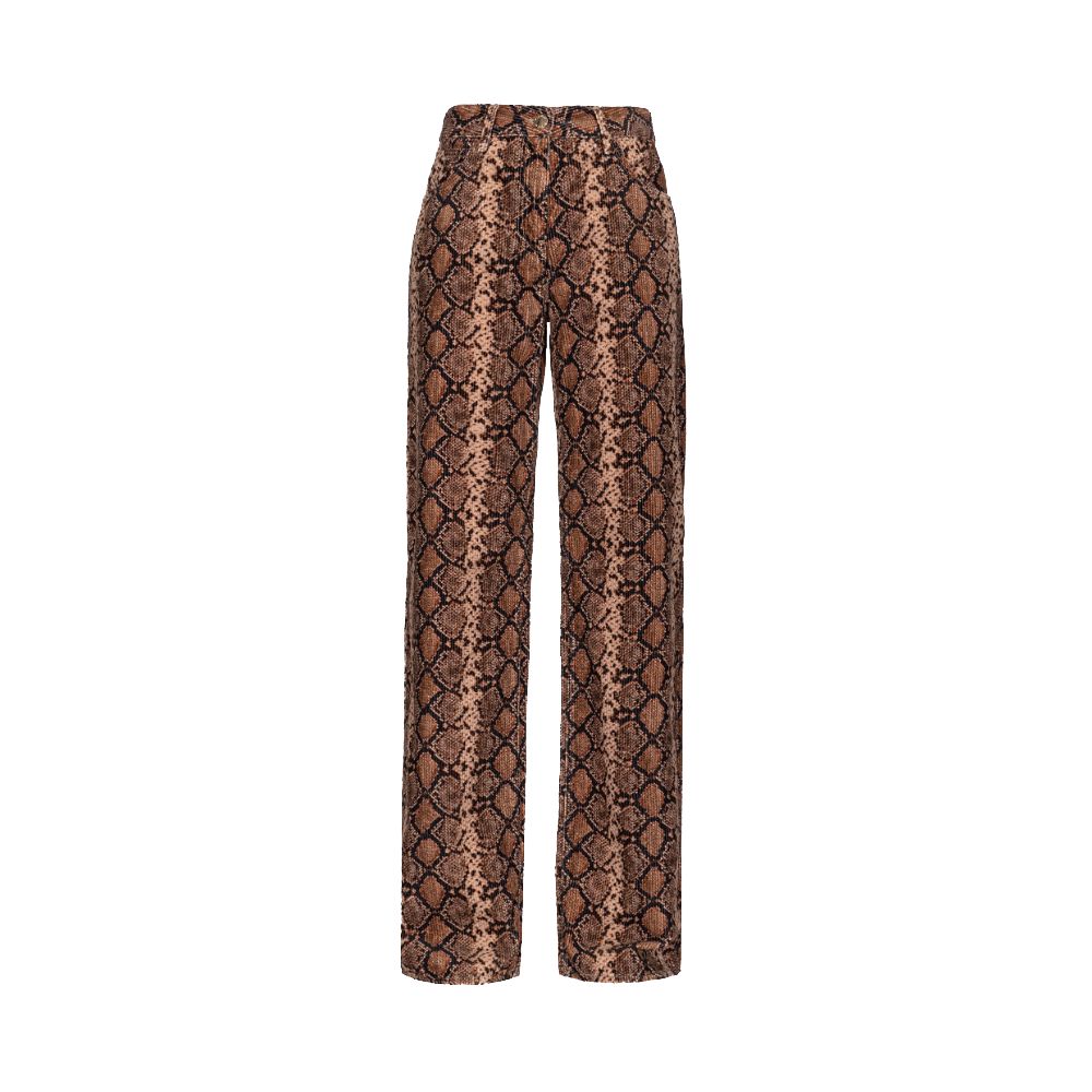 PINKO Brown Cotton Jeans & Pant