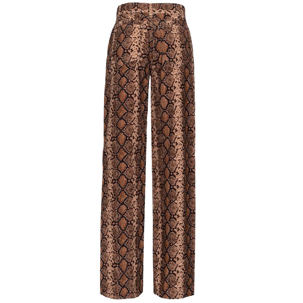 PINKO Brown Cotton Jeans & Pant